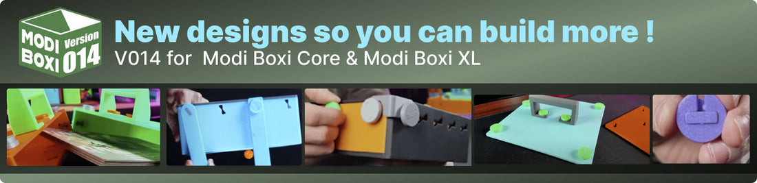 Modi Boxi Version 14 Update: New Clips, Lids, Kickstands, and More!