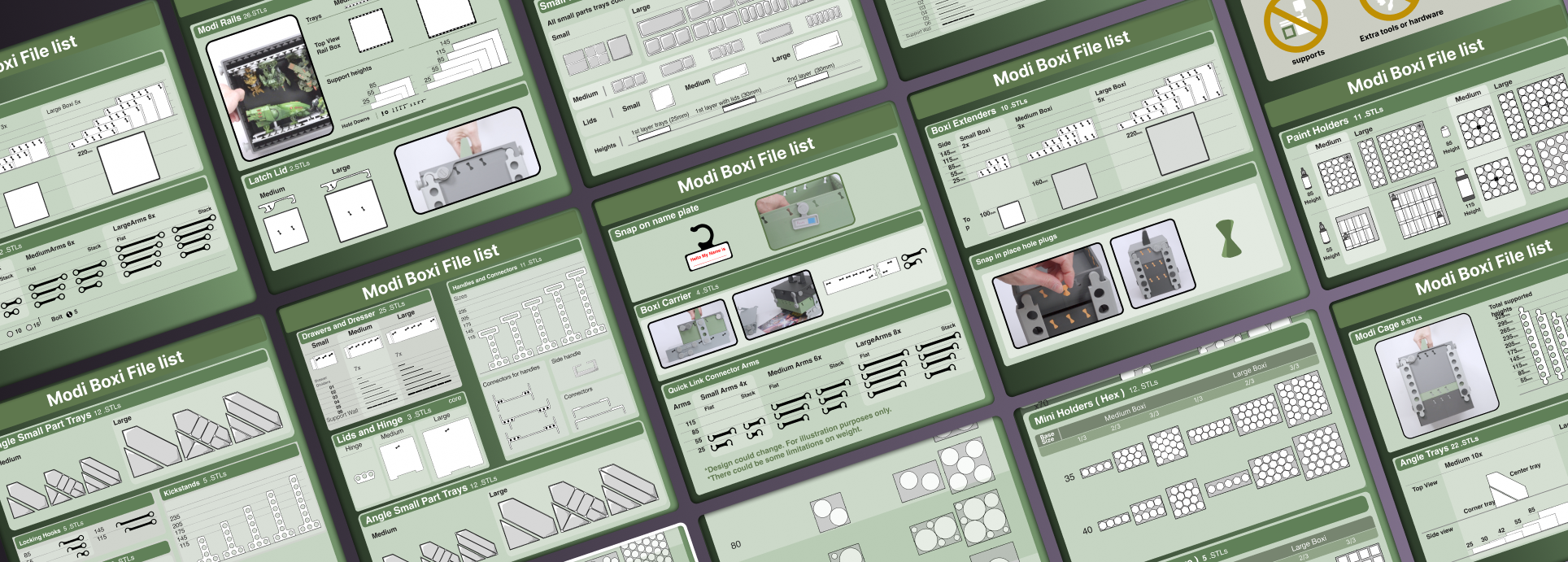 Modi Boxi-3D Printable Storage Solution For Gamers